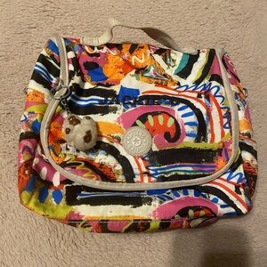 Kipling Kichirou Insulated Lunch Bag Crossbody Colorful Print Dance Freely